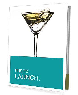 Glass of Martini Presentation Folder