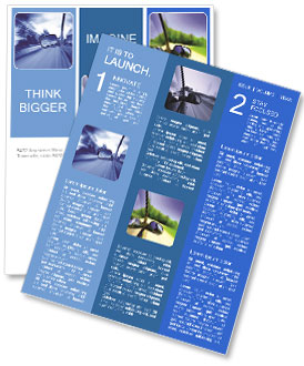 Car Racing Newsletter Template