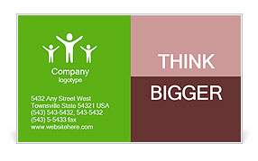 Futuristic Glasses Business Card Template