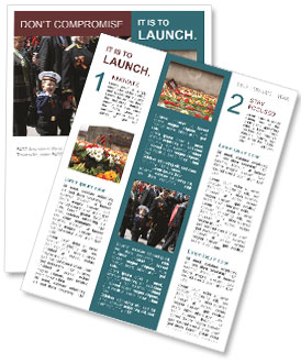 Victory Parade Newsletter Template
