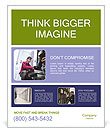 Engineer at IT Company Poster Template