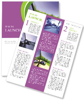 Look in Auto Side Mirror Newsletter Template