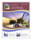 Side Mirror of the Car Flyer Template