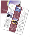 Side Mirror of the Car Newsletter Template