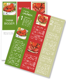 Healthy Seafood Newsletter Template
