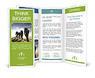 Group of Backpackers Brochure Template