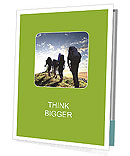 Group of Backpackers Presentation Folder