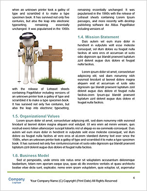 Group of Backpackers Word Template - Page 4