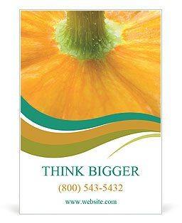 Yellow Pumpkin Ad Template