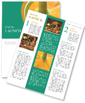 Yellow Pumpkin Newsletter Template
