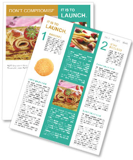 Sweet Pancakes with Strawberry Jam Newsletter Template