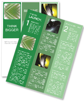 Abstract Green Rays Newsletter Template