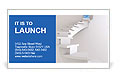 Climb Stairs to Freedom Business Card Template