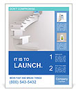 Climb Stairs to Freedom Poster Template