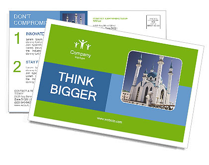Islamic Heritage Postcard Template