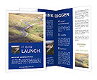 Road in the Mountains Brochure Template