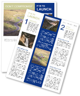 Road in the Mountains Newsletter Template