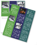 Impressive Skyscrapers at Night Newsletter Template