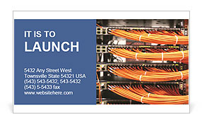 City Telecommunication Business Card Template