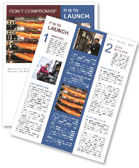 City Telecommunication Newsletter Template