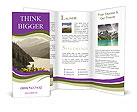 Beautiful Mountains in Alaska Brochure Template