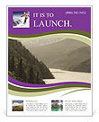 Beautiful Mountains in Alaska Flyer Template