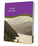 Beautiful Mountains in Alaska Presentation Folder