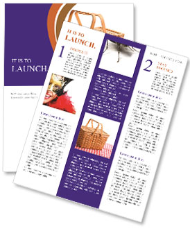 Summertime Picnic Newsletter Template