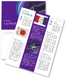 Official Flag of NATO Newsletter Template