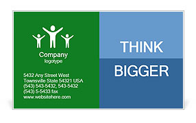 Nuclear Power Plant Business Card Template