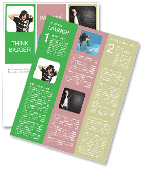 Stylish DJ in Headphones Newsletter Template