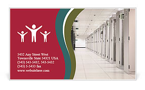 Big Data Center Business Card Template