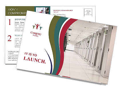 Big Data Center Postcard Template