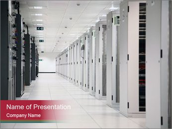 Big Data Center PowerPoint Template