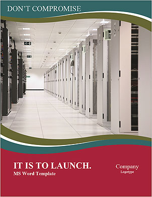 Big Data Center Word Template - Page 1