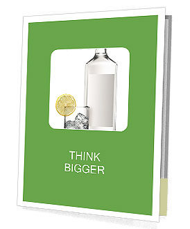 Bottle of Vodka Presentation Folder
