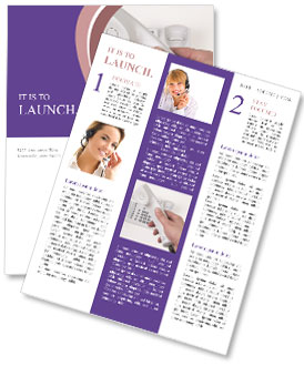 Telecommunication Newsletter Template