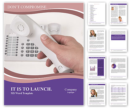 Telecommunication Word Template