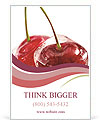 Frozen Cherry Ad Template