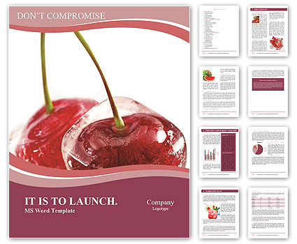 Frozen Cherry Word Template