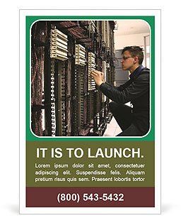 Young IT Engineer Ad Template