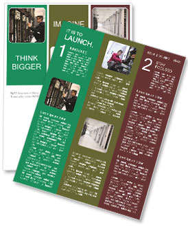 Young IT Engineer Newsletter Template