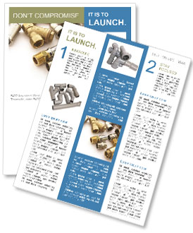 Water Pipes Details Newsletter Template
