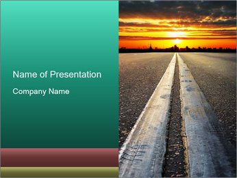 Road to Better Future PowerPoint Template