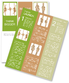 Four Different Rope Knots Newsletter Template