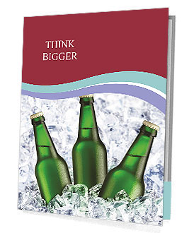 Drink Beer in Summer Season Presentation Folder