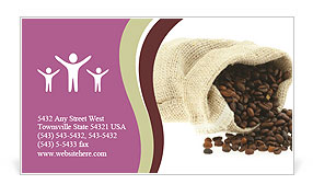 High Quality Coffee Business Card Template