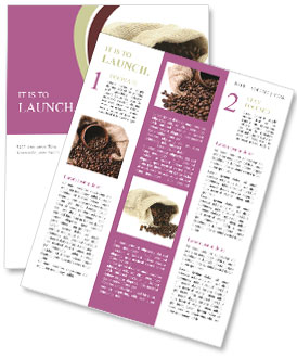 High Quality Coffee Newsletter Template