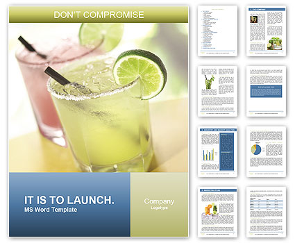Margarita Beverage Word Template