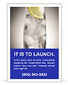 Ice Lemon Water Ad Template